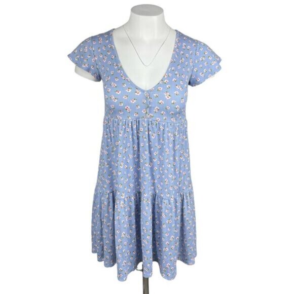 NWT JESSICA SIMPSON Babydoll Floral Dress Sz XS - Picture 1 of 4